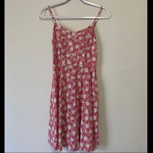 Pink floral old navy dress